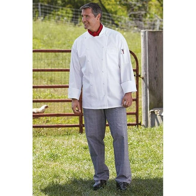Uncommon Threads 4003-3101 Pantalon de Chef Ample Teint en Fil à Carreaux Glen - TPsmall
