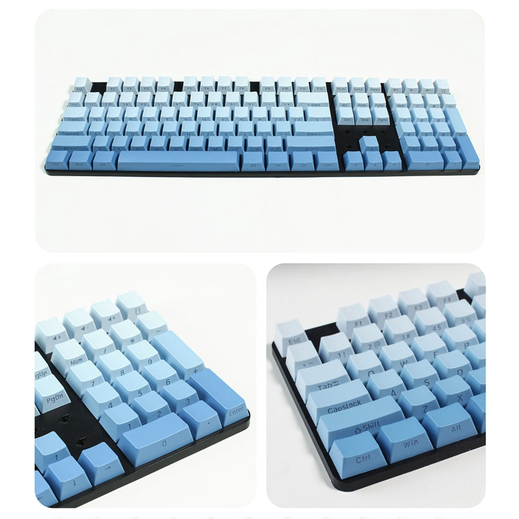 Ergonomic Keycaps in Fade Color 134PCS Keycap Set OEM Height for Mechanical Keyboard Enthusiasts