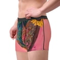 thumbnail image 2 of Balery Cowboy Boots With Flowers Calzoncillos bóxer para hombre, ropa interior de algodón suave y transpirable con cinturilla de nailon-Small, 2 of 5