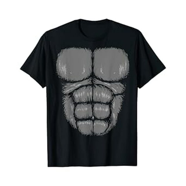 T-Shirt Costume Gorille Singe Halloween pour Enfants - comme sur l'Image - 4TG