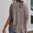thumbnail image 3 of Birdeem Chemise d'Été Décontractée Mode Imprimée Sans Manches Fendue Ample pour Femmes, 3 of 7