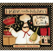Home Is in the Kitchen 2026 Deluxe Wall Calendar, (Paperback)