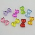 thumbnail image 4 of EOEMY 50 Mixed Color Transparent Acrylic Bowknot Bows Charm Beads 18mm Diy Earring, 4 of 6