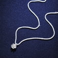 thumbnail image 3 of Collar de diamantes Mosan de color plata esterlina S925 Cadena de coliflor brillante Lujo ligero, 3 of 5