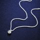 thumbnail image 3 of Collar de diamantes Mosan de color plata esterlina S925 Cadena de coliflor brillante Lujo ligero, 3 of 5