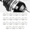 thumbnail image 6 of 30Pcs Universal Cv Boot Clips Kit Stainless Steel Cv Joint Crimp Clamps For Repairing And Securing Cv Boots 20Mm-120Mm Adjusted, 6 of 7
