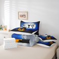 thumbnail image 5 of YST Black Cat Ensemble de Literie 7 Pcs Thème Joyeux Halloween, Simple, 5 of 5