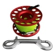 thumbnail image 3 of VONKY 30m Aluminum Alloy Cave Diving Finger Spool Guide Line Reel Red, 3 of 6