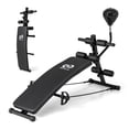 thumbnail image 1 of Patiojoy Banc Ajustable pour Exercice, Planche Inclinée Pliable avec Balle de Vitesse & Pompe & 2 Bandes de Résistance, 1 of 10