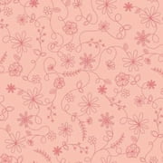 Pink Swirl Floral - Maywood Studio - Kimberbell - 10334M-P - Vintage Flora