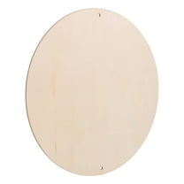 WHAMVOX 1Pcs Wood Boards for Diy Craft Wood Pieces Unfinished Round Brown 30X30cm
