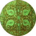 thumbnail image 1 of Ahgly Company Indoor Round Persian Green Traditional Area Rugs, 8' Round, 1 of 1