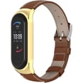 thumbnail image 1 of Correa De Cuero Con Acero Inoxidable Unisex Para Smart Watch Xiaomi Compatible Con Mi Band 6 / 5 / 4 / 8, 1 of 4