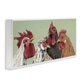 thumbnail image 3 of Stupell Industries Four Roosters over Green Animals & Insects Painting White Framed Art Print Wall Art, 24 x 10, 3 of 9