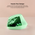 thumbnail image 4 of KYSONA Ergonomic Vertical Wireless Mouse, 57° Tilt Design, Bluetooth & 2.4G, Silent Click, 5 Buttons, Compatible with Windows, macOS, iPadOS, Green, 4 of 7