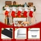 thumbnail image 5 of Medios de Navidad para Manto Soporte para chimenea de perchas de media de Santa, 5 of 8