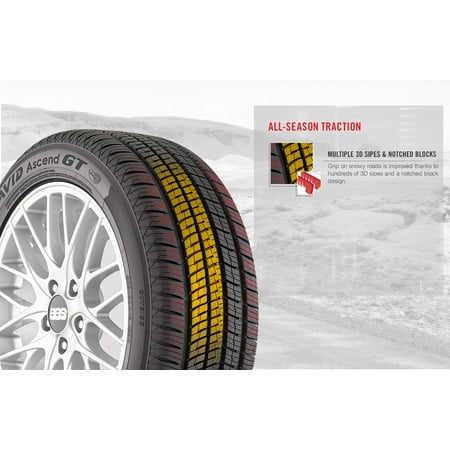 Yokohama Avid Ascend P225/55R17 97V BSW All-Season Tire