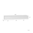 thumbnail image 6 of 69 Inch Floating TV Stand Wall Mounted with 16 Color LEDs Entertainment Center for 55 to 65 Inch TVs, 6 of 7