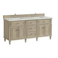thumbnail image 2 of James Martin Vanities 424-V72-WWO-3LDL Lorelai 72" Double Basin Wood Vanity Set -, 2 of 7