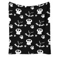 thumbnail image 2 of Floleo Halloween Spooky Skull Blanket, Halloween Blankets And Throws, Halloween Fleece Throw Blanket, Halloween Throws Gifts For Kids Men Boys, Black, 2 of 6