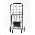 thumbnail image 2 of atHOME Extra Large Foldable Shopping Cart Durable, Lightweight, Black, 2 of 9