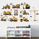 thumbnail image 5 of Wall Decals for Boys EXCAVATOR IN Vehicles Trucks Forklift Tractor Cranes Car Stickers IN Wall Decal for Kids Room Baby Room, 5 of 5