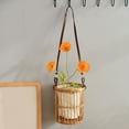 thumbnail image 7 of Home Textile Storage Rattan Wicker Woven Handle Portable Garden Picnic Organizer for Gathering Vegetables Easter Events, 7 of 7