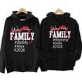 thumbnail image 3 of Personalized We Are Family Daddy Hoodie - Custom Name Matching Couple Sweatshirt - Family Matching Hoodie, 3 of 5
