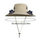 thumbnail image 4 of Sombrero de pesca con ventilador solar ancho para exteriores | Carga USB y solar | Ventilador ajustable de 3 velocidades | Gorra de malla transpirable con protección solar para hombre | Senderismo,, 4 of 6