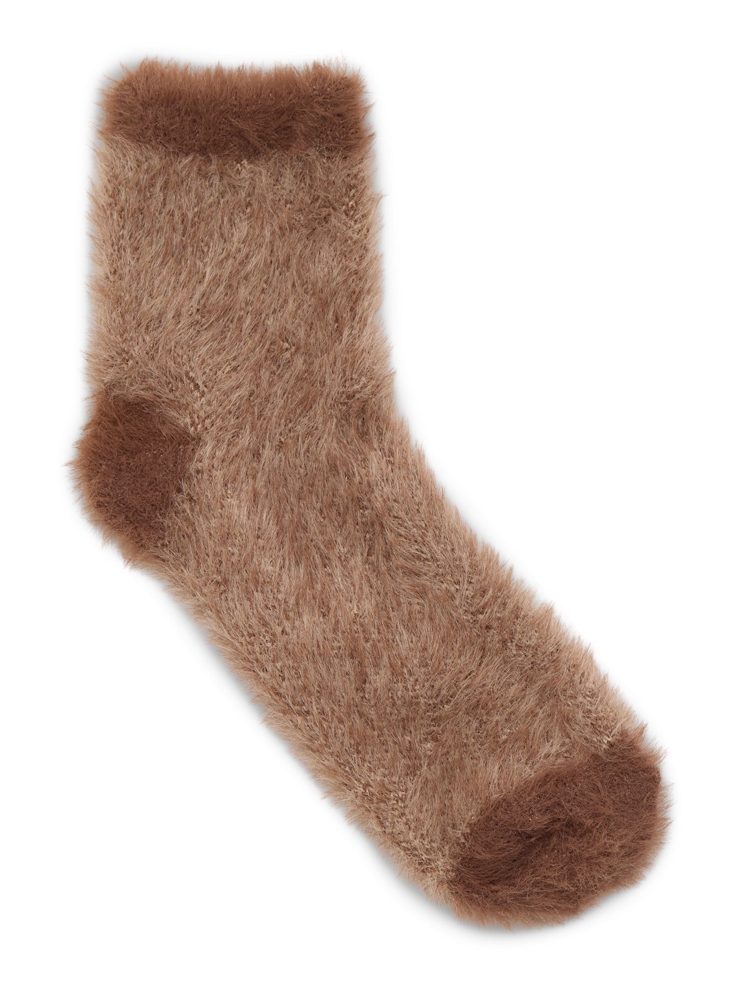 No Boundaries Cozy Socks, 2-Pack, Women's, Sizes 4-10
