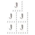 thumbnail image 1 of Moyic Colgador de ropa de 10 piezas de repuesto autoadhesivo resistente al agua para el hogar gancho de cocina grande de 2mm Type2 NO2, 1 of 6