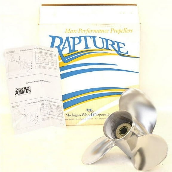 Michigan Wheel Rapture Boat Propeller 013080 | OMC / Johnson RH 11.75 X 11P