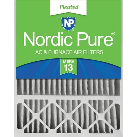 Nordic Pure 20X25X5 (19_3/4 X 24_3/4 X 4_3/8) Lennox X6673_X6675 Replacement Merv 13 Air Filter 1 Pack