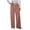 Red, variant on Lenpel Women's Wide Leg Pants Baggy Elastic High Waisted Drawstring Plaid Workout Lounge Pants Casual Loose Sweatpants