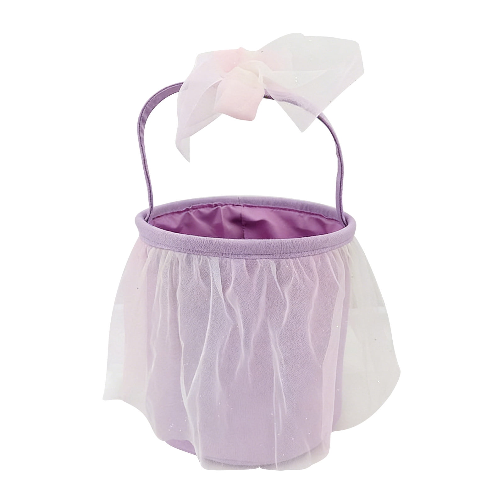 Lunxisen 4 Pcs Easter Basket Bag Decorative Gift Storage Organizer for Holiday Party Home Decor