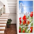 thumbnail image 1 of Coquelicots Rouges sur Fond Ciel - Impression sur Toile Florale, 1 of 3