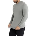 thumbnail image 4 of X RAY JEANS Mens Basic Hooded Sweater, Sage, 2XL, 4 of 10