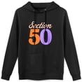 thumbnail image 1 of Sudadera con capucha y diseño gráfico de bloques de color "Section 50", 52% algodón, 48% poliéster, para hombre y mujer, 1 of 5
