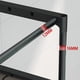 thumbnail image 5 of 3 - tier carbon steel freestanding over - toilet almacenamiento estante para bathroom, restroom, laundry, y balcony (negra), 5 of 6