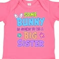 thumbnail image 4 of Inktastic Some Bunny is Going to Be a Big Sister with Bunny Ears and Flowers Girls Baby Bodysuit, 4 of 5