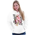 thumbnail image 4 of Urban Streetwear Periodt Flowers Unisex Plus Fleece Graphic Hoodie Brisco Brands 4X, 4 of 6