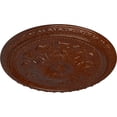thumbnail image 3 of Ekena Millwork 18"OD x 1 3/8"P Richmond Ceiling Medallion (Fits Canopies up to 2 5/8"), Hand-Painted Burnished Mahogany Crackle, 3 of 5