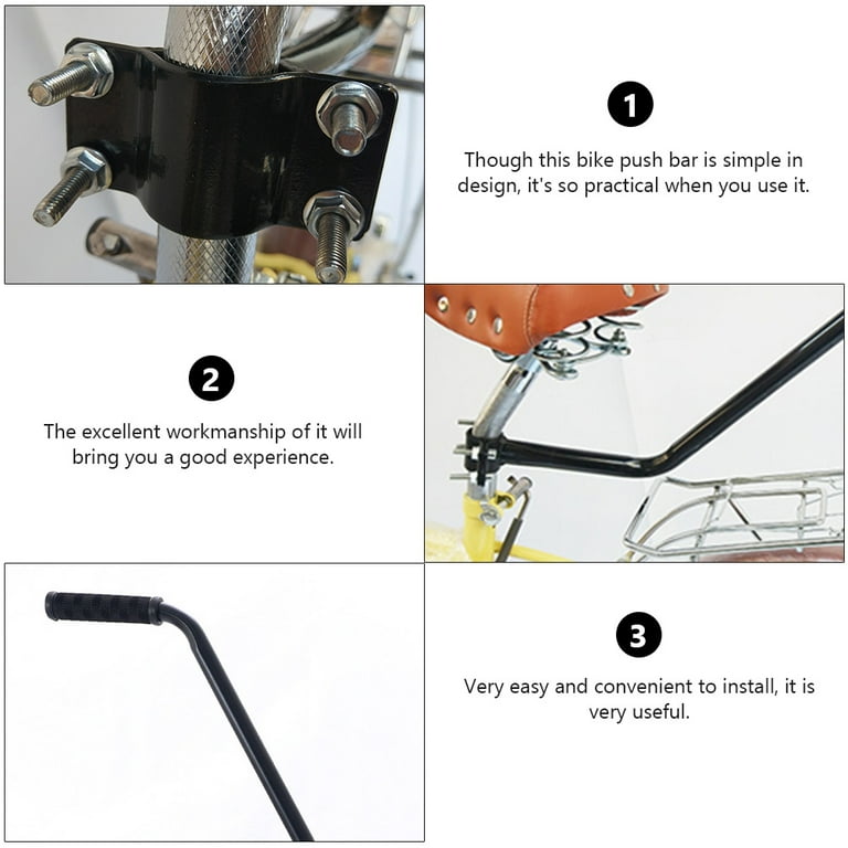 Bike push best sale bar