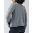thumbnail image 4 of SUNSIOM Women's Fall Knit Cardigan Solid Color Long Sleeve One Button Open Front Cardigan Loose Outerwear, 4 of 8