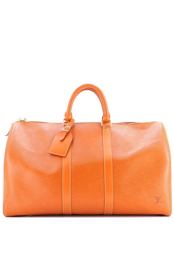 Pre-Owned Keepall Bag Epi Leather 45 By Rebag
