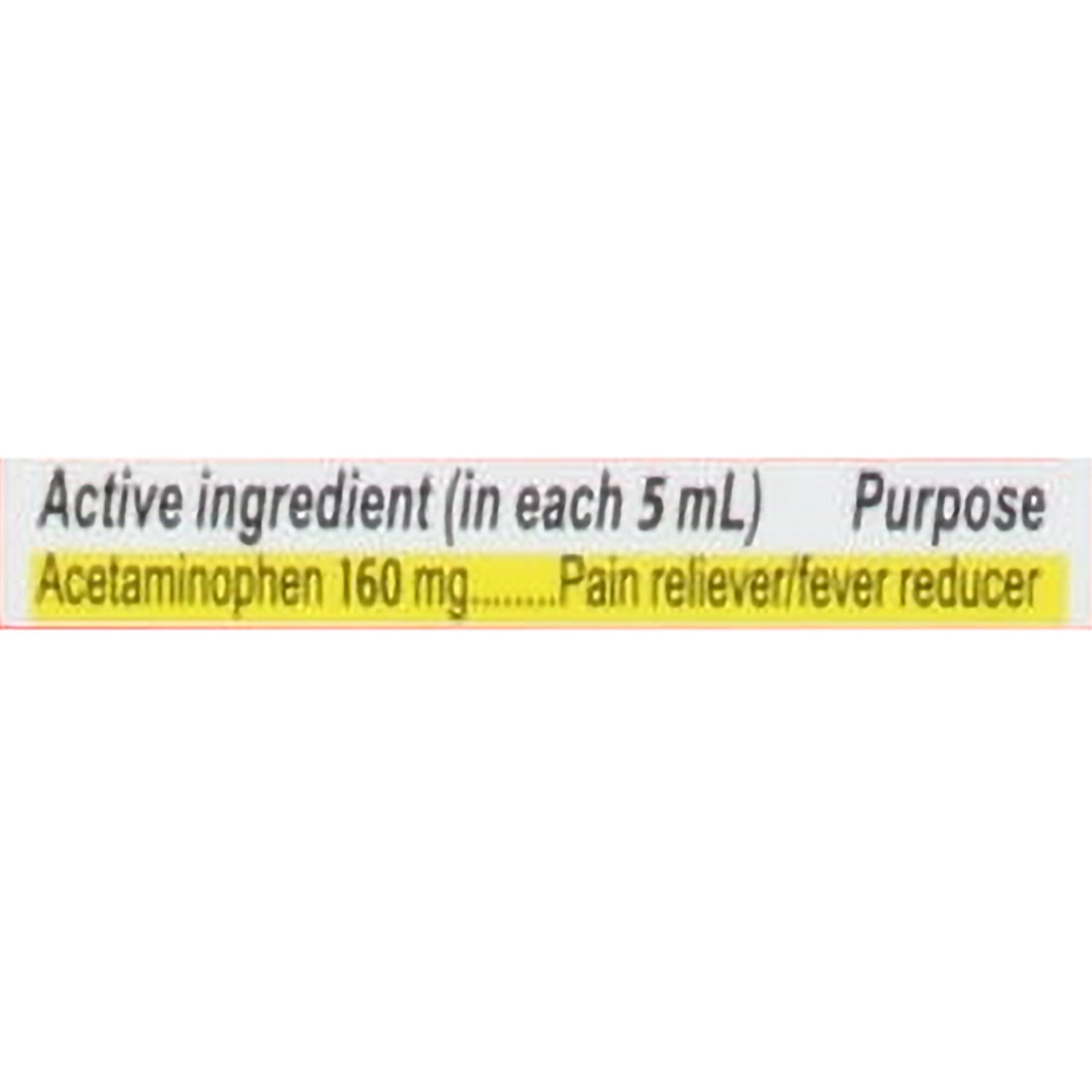 TYLENOL Infants' Tylenol Pain Relief Grape-Flavored Liquid 2 oz (Pack of 6)