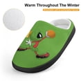 thumbnail image 4 of Looney Tunes Marvin The Martian Slippers for Kids, Cute Soft Plush Anti-slip Fluffy Fuzzy House Slippers Warm Soft Plush Non-Slip Indoor Outdoor Slip-on Shoes for Boys Girls, 4 of 8