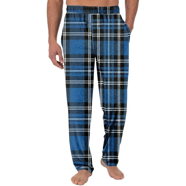 Pantalones largos de moda para hombre, informales, con estampado para el hogar, de pierna recta, para hombre