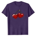 thumbnail image 5 of Wavsuf Graphic T Shirts Men Tees Short Sleeve Round Neck T Shirt Purple Size 2XL, 5 of 5