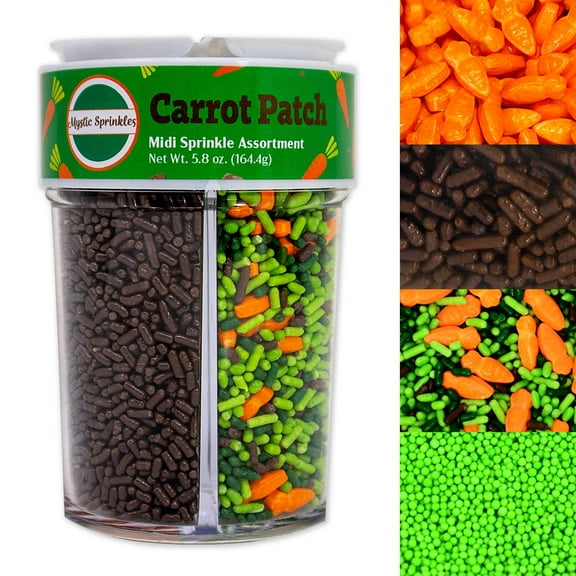 Mystic Sprinkles Carrot Patch Midi Sprinkle Assortment 5.8oz